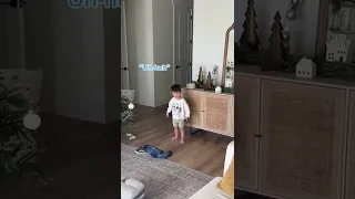 my toddler has to check on his baby sister every time she wakes up ❤️🥰 | so cute #shorts