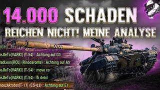 14.000 Schaden reichen nicht! Eine Analyse! [World of Tanks - Gameplay - Deutsch]