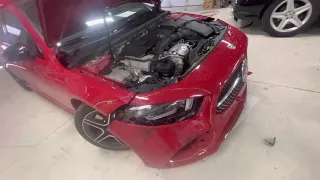 2019 Mercedes Benz A class front bumper removal