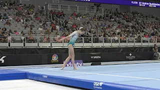 Claire Pease - Floor Exercise - 2024 Xfinity U.S. Championships - Women Session 1 Day 2