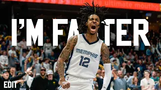 JA MORANT - 21 savage - glock in my lap (slowed) "he is fast.. im faster" (NBA EDIT)