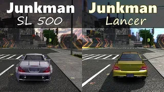 SL 500 VS Lancer Junkman Performance Drag Race in NFS MW