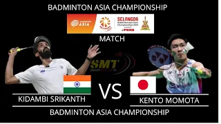 KIDAMBI SRIKANTH (Ind) VS KENTO MOMOTA (Jpn) | Badminton Asia Team Championships 2024