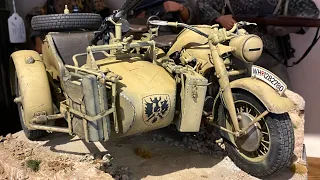 WW2 GERMAN AFRIKA KORP DAK ZUNDAPP 750