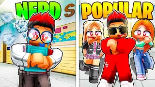 🤓 Nerd vs Popular 😎 [Brookhaven 🏡RP] (Roblox Malaysia)