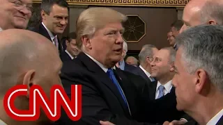 President Trump enters House chamber for State of the Union