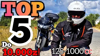 Top 5 motorcycles up to PLN 10,000 from 125 to 1000cc!