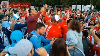 Lo que pasó entre peruanos y argentinos fuera del FanFest cuando se encontraron