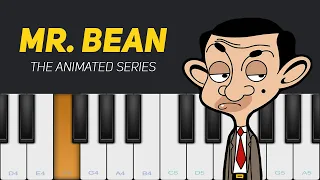 Mr. Bean Animated Theme Song│Mobile Piano Cover│Easy Tutorial