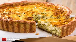 Quiche de Alho Poró a receita mais fácil do Youtube