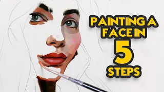 Painting a Face in 5 Steps