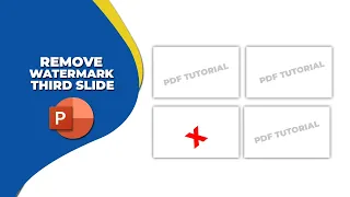 How to remove watermark from third slide in PowerPoint