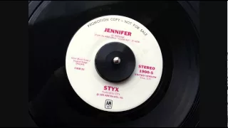 Styx - "Jennifer" 1976 Rock (Short Radio Edit)