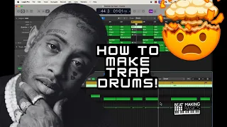 HOW TO MAKE TRAP DRUMS IN LOGIC PRO X - 2024 EDITION