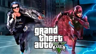 QUIEN ES MAS RAPIDO FLASH O QUIKSILVER | GTA 5 MODS BATALLA