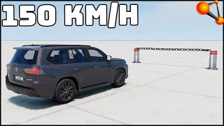 LEXUS LX570 vs CHAIN! 150 Km/H CRASH TEST! - BeamNg Drive