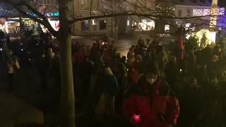 19.12.21: Ende Lichterspaziergang in Gleisdorf - FÜR die LIEBE + FRIEDE + FREIHEIT ❤️🙏💪🏼👍🇦🇹💫