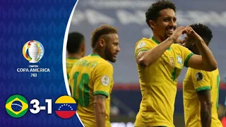 Brazil vs Venezuela 3-0 ( Extended Highlights ) Copa America
