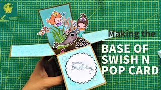 How to make: The Base of Swish N Pop Card | Swish N Pop Card Tutorial | Easy Steps