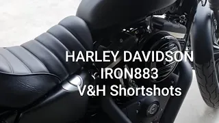 HARLEY DAVIDSON Sportster iron 883 2020 Vance and Hines Shortshots  Exhaust