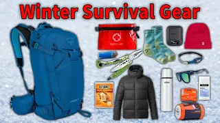 WINTER HIKING GEAR LIST // Day Pack for Snowshoeing, Skiing, and Hiking