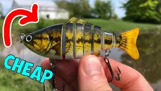 CHEAPEST Small Swimbait = GIANT Bass!!!