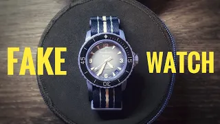 FAKE Fifty Fathoms Blancpain x Swatch Unboxing and Review | Atlantic Ocean