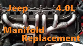 Jeep 4.0L Exhaust Manifold Replacement