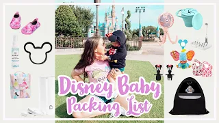 DISNEY WORLD Baby Packing List 2022 | Taking A Baby To Disney