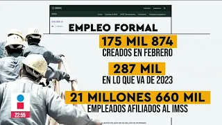 IMSS reporta 175 mil 874 nuevos empleos en febrero de 2023 | Ciro Gómez Leyva