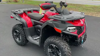 2023 CF Moto Cforce 600 S walk around red