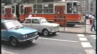 East Berlin Trabants & other classic cars 1989