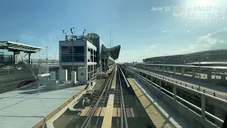 Baggage Claim to Rental Car, John F Kennedy International Airport, New York (Jun 28, 2021)