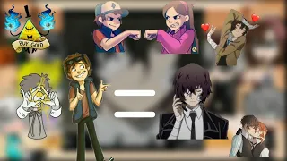 gravity Falls react to dipper as dazai /ships/no part 2