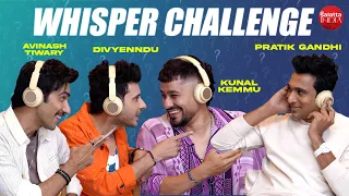 Kunal Kemmu, Pratik Gandhi, Divyendu & Avinash's FUNNIEST Whisper Challenge | Madgaon Express