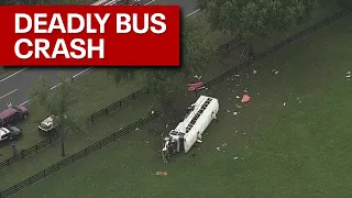 8 killed, 40 hospitalized in Florida migrant bus crash