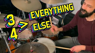 3/4 is the best time signature [Drum Lesson]