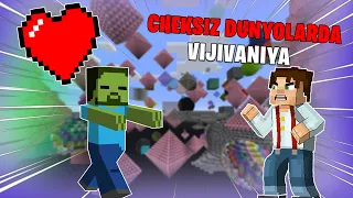 MINECRAFT // CHEKSIZ DUNYOLARDA VIJIVANIYA //