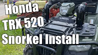 How to install a snorkel Honda TRX 520 / Snorkel Your ATV Kit / MAX’S MOTO SHOP