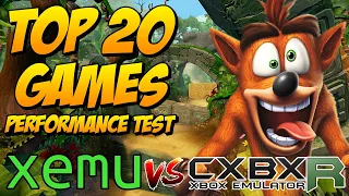 XEMU vs CXBX-R | Top 20 Games | Performance Test