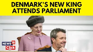 Denmark's Royal Family | Denmark's New King Attends Parliament After Enthronement | N18V | News18