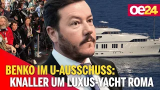 Benko im U-Ausschuss: Knaller um Luxus-Yacht Roma