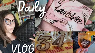 O paletă superbă și o gentuță perfectă/ cadouri primite de ziua mea și zile faine| Daily Vlog