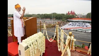 PM Narendra Modi addresses the nation on the 73rd Independence Day