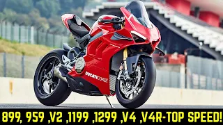 😈 Ducati Panigale - 899, 959 ,V2 ,1199 ,1299 ,V4 ,V4R - Максимальная Скорость 🔥!