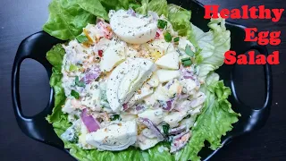 HEALTHY EGG SALAD RECIPE | Egg Salad For Weight Loss | High Protein Salad Recipe | Keto Salad Recipe