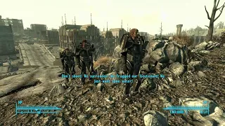 Enclave Troops try to surrender to Brotherhood Outcasts in Fallout 3