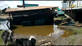 последствия наводнения в с. Шелопугино