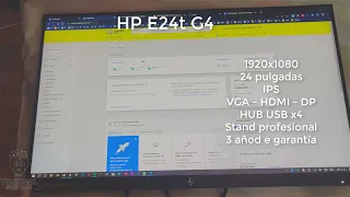 Monitor Táctil HP E24t g4 - Tecnnohack07