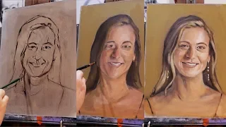Oil Painting Portraiture (2019) - Full Painting Process